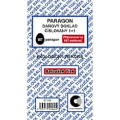 Baloušek ET012 - Paragon-daňový doklad číslovaný - 4 balení