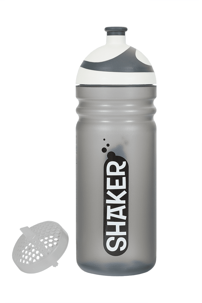 Zdravá lahev SHAKER bílý 0,7l