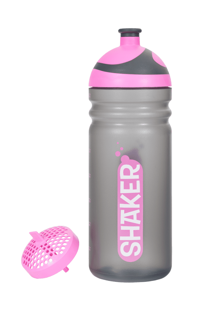 Zdravá lahev SHAKER růžový 0,7l