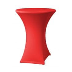 DENA Elastický potah ONYX PRO na koktejlové stoly Ø 80-85 cm, 210 g/m², Červená