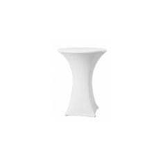 DENA Elastický potah SAMBA na koktejlové stoly Ø 60cm, 180 g/m², bílý