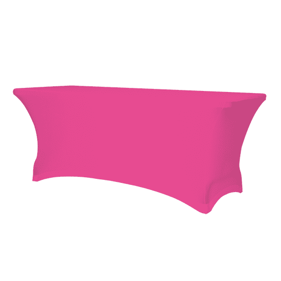 Maxchief Elastický potah na hranatý cateringový stůl 200 x 92 cm, Růžová