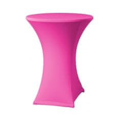 DENA Elastický potah ONYX PRO na koktejlové stoly Ø 80-85 cm, 210 g/m², Růžová