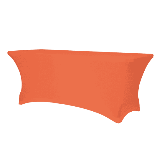 Maxchief Elastický potah na hranatý cateringový stůl 200 x 92 cm, Oranžová