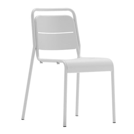 Maxchief Stohovatelná ocelová židle ALMA chair - bílá