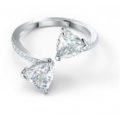 Swarovski Luxusní otevřený prsten s krystaly Swarovski Attract Soul 5535191 (Obvod 60 mm)
