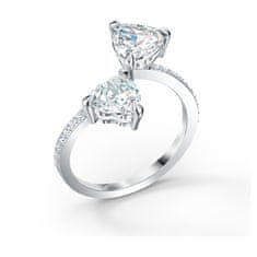 Swarovski Luxusní otevřený prsten s krystaly Swarovski Attract Soul 5535191 (Obvod 60 mm)