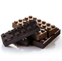 Martellato Polykarbonátová forma na čokoládu - dětská kostka dlouhá
