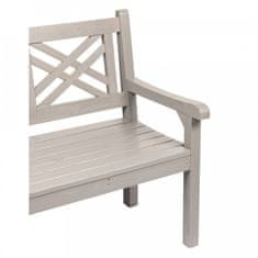 ATAN Dřevěná zahradní lavička FABLA 150 cm - šedá