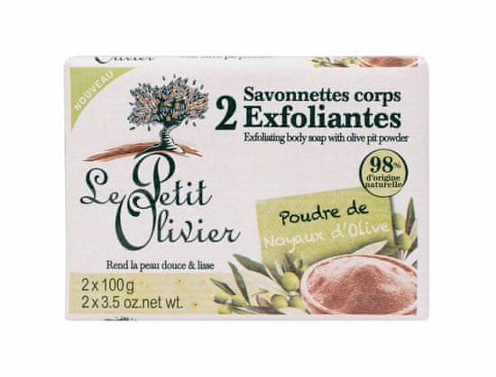 Le Petit Olivier 200g exfoliating body soap olive pit