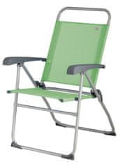 TWM Kempingová židle Venice 99 x 62 cm zelený hliník