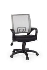 Bruxxi Kancelářská židle Rivoli, nylon, černá/šedá