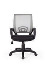 Bruxxi Kancelářská židle Rivoli, nylon, černá/šedá