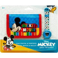 ToyCompany Dárkový set hodinky a peněženka Mickey Mouse
