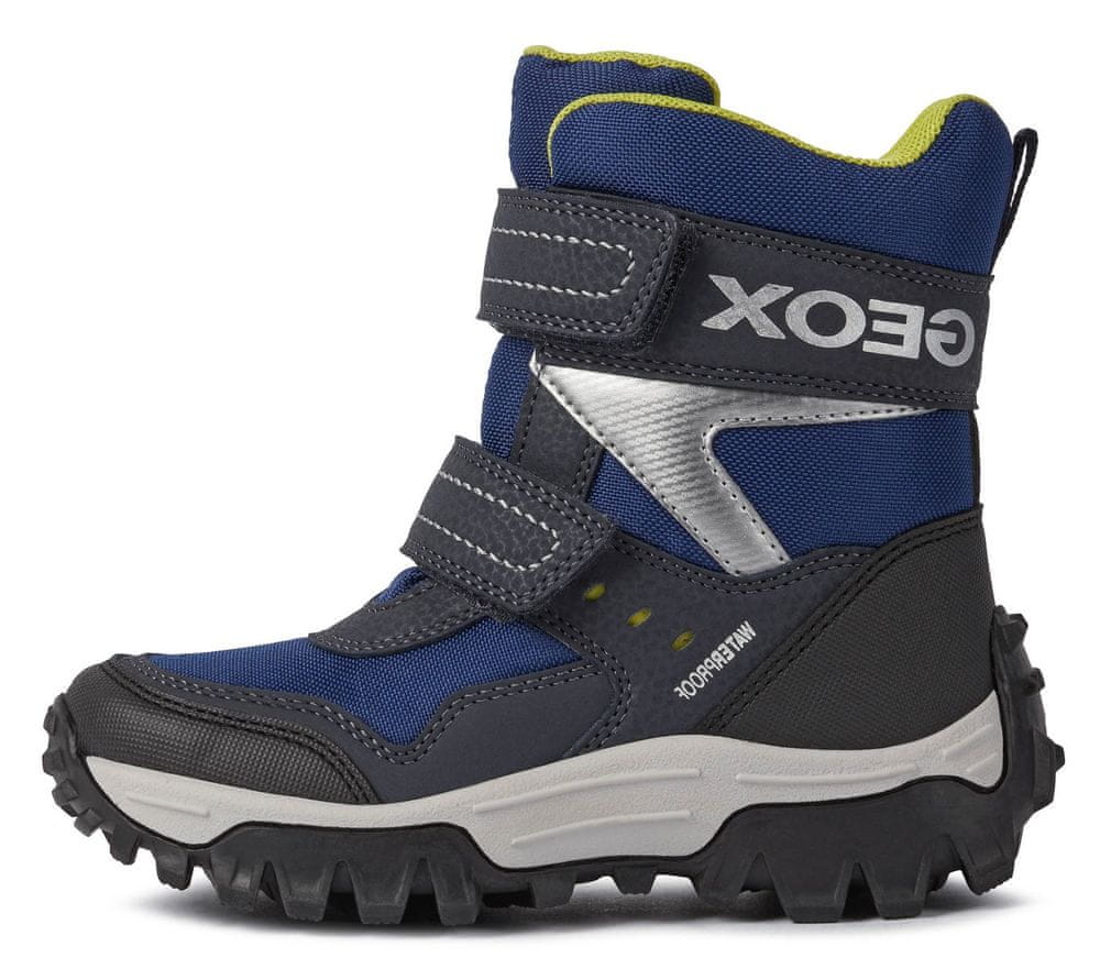 Geox chlapecká zimní kotníčková obuv Himalaya J163AB 0FUCE C0749 32 tmavě modrá