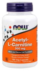 NOW Foods Acetyl-L-Carnitine 500mg, 100 kapslí