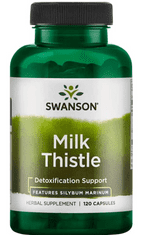 Swanson Milk Thistle (Ostropestřec) - standardizovaný, 250 mg, 120 kapslí