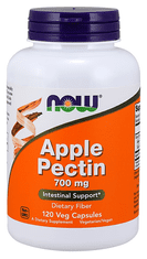 NOW Foods Apple Pectin, 700mg, jablečný pektin, 120 rostlinných kapslí