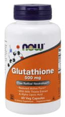 NOW Foods Glutathione, redukovaný, 500 mg, 60 rostlinných kapslí