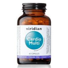 VIRIDIAN nutrition Cardio Multi (Multivitamín pro kardiovaskulární systém), 60 kapslí