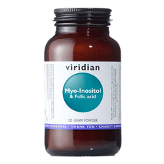VIRIDIAN nutrition Myo-Inositol and Folic Acid (Myo-Inositol s kyselinou listovou), 120 g