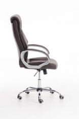 BHM Germany Kancelářská židle Torro, syntetická kůže, hnědá