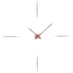 Nomon Designové nástěnné hodiny Nomon Merlin 4i red 110cm