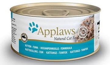Applaws Konzerva Kitten jemný Tuňák pro koťata 24 x 70g