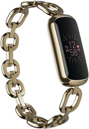 Fitbit Luxe Special Edition Gorjana Juwellery Band - Soft Gold/Peony