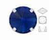 4ks crystal sapphire blue 206 round rivoli 12mm