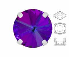 Izabaro 4ks crystal heliotrope purple 001hel round rivoli