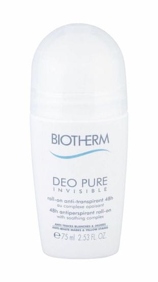 Biotherm 75ml deo pure invisible 48h roll-on, antiperspirant