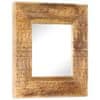vidaXL zrcadlo v ručně vyřezávaném rámu 50x50x11 cm mangové dřevo