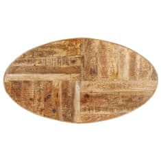 Vidaxl Jídelní stůl 160 x 90 x 75 cm hrubé mangovníkové dřevo