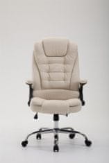 BHM Germany Kancelářská židle Thor, textil, krémová