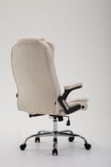 BHM Germany Kancelářská židle Thor, textil, krémová