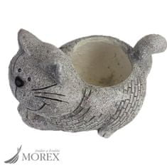 Morex Dekorační květináč kočka X0681
