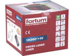 Fortum 4780209 laser zelený liniový, křížový samonivelační