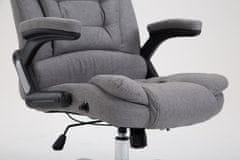 BHM Germany Kancelářská židle Thor, textil, šedá