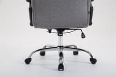 BHM Germany Kancelářská židle Thor, textil, šedá