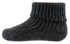 EWERS dětské vlněné ponožky 25587_1 17-18 tmavě šedá