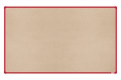 boardOK Textilní nástěnka s červeným rámem 200 x 120 cm