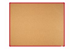 boardOK Korková nástěnka s červeným rámem 150 x 120 cm
