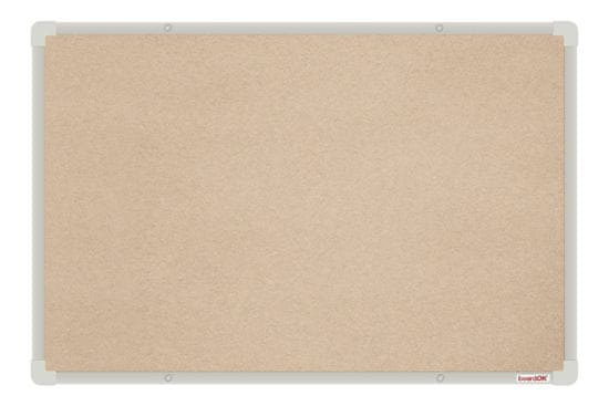 boardOK Textilní nástěnka se stříbrným rámem 060 x 090 cm