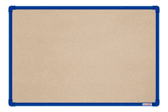 boardOK Textilní nástěnka s modrým rámem 060 x 090 cm