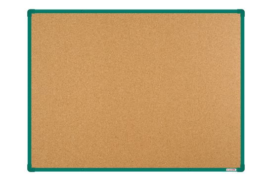 boardOK Korková nástěnka se zeleným rámem 120 x 090 cm