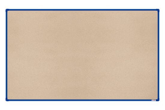 boardOK Textilní nástěnka s modrým rámem 200 x 120 cm