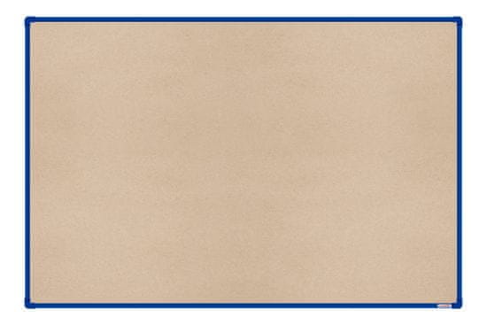 boardOK Textilní nástěnka s modrým rámem 180 x 120 cm