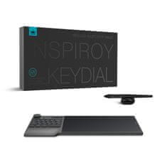 Huion Inspiroy Keydial KD200, bezdrátový grafický tablet a klávesnice
