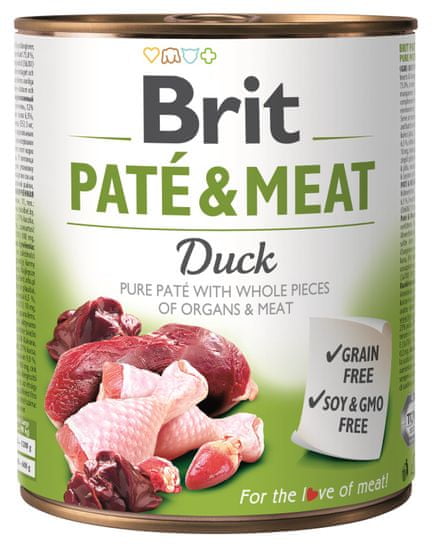 Brit Paté & Meat Duck 6x800g